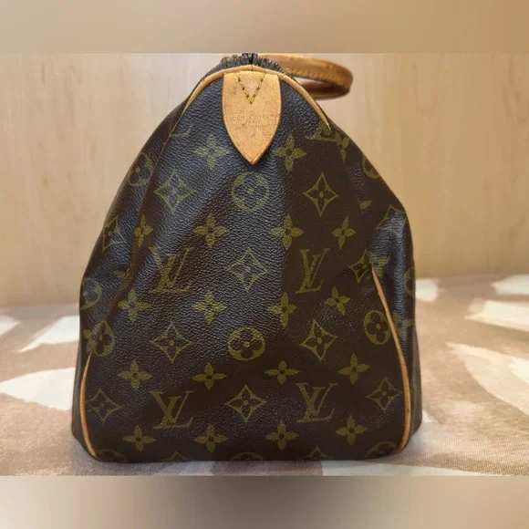Louis Vuitton LV Monogram Speedy 35 AUTHENTIC Vintage CLEAN interior - Picture 3 of 13